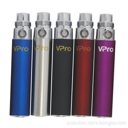 E cigarette Rechargeable Battery, 650mAH Capacity, Variable Voltage Vision